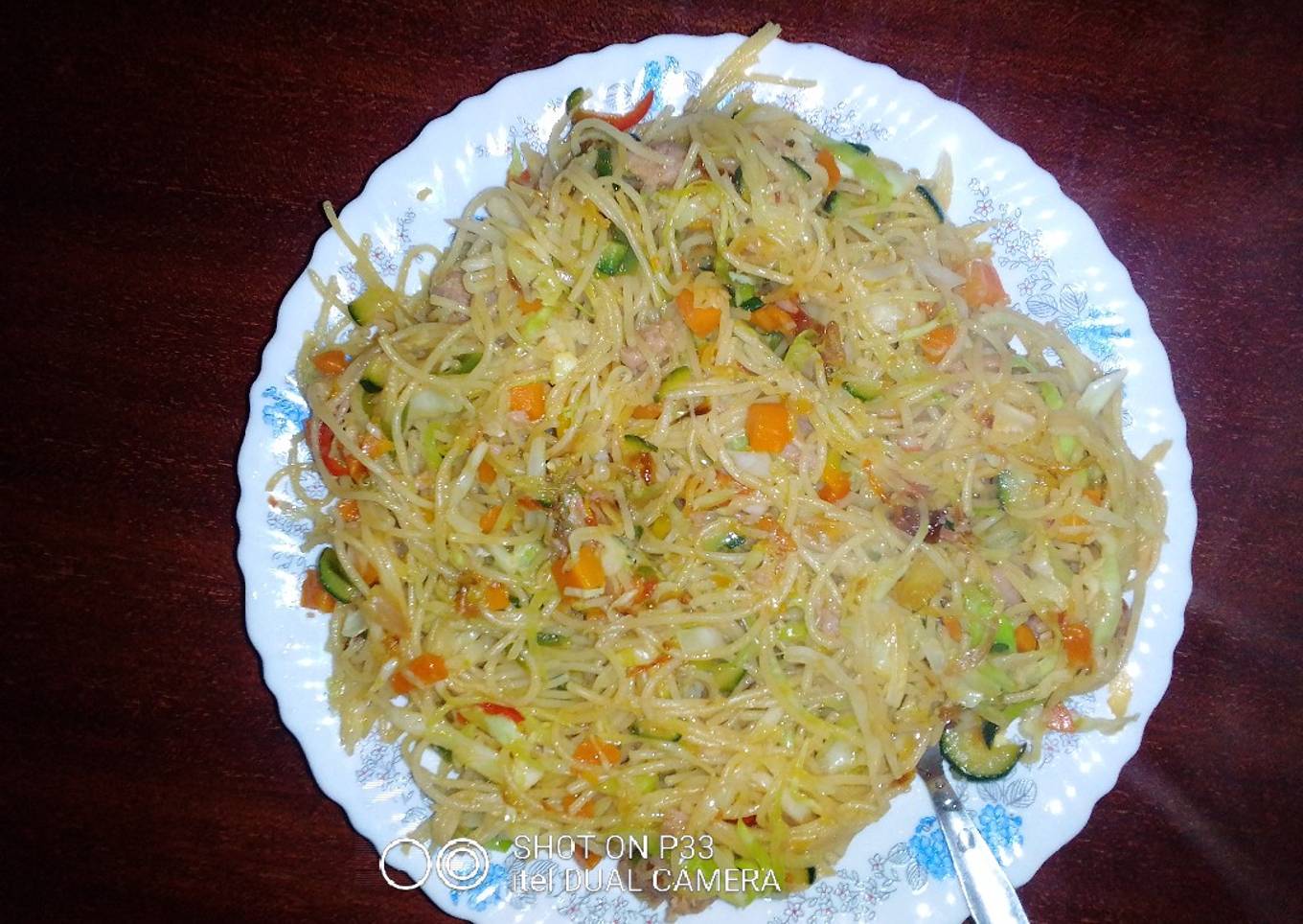 Vegetable spaghetti