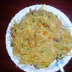 A picture of Vegetable spaghetti.