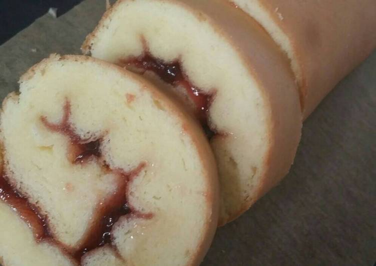 Bolu gulung ekonomis Riecke,all in one methode