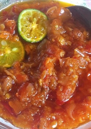 Foto resep Sambal Goreng jeruk limo