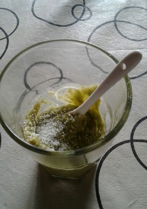 Una foto de Pudín de palta y banana