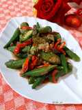 Oseng okra terasi