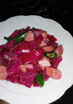 Foto resep Tumis kulit buah naga