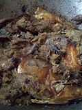 Taro stem hilsha head stir-fry