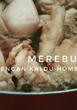 Foto resep Rebus ayam dengan Kaldu bubuk ayam Homemade