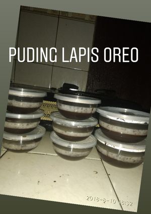 Foto resep Puding 3 Lapis Oreo on cup