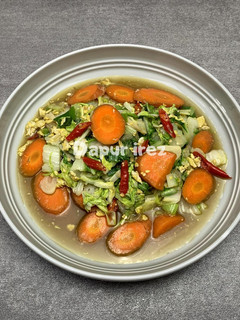 Foto resep Tumis Sawi Telur / Sayur Sawi Telur