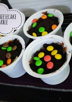 Foto resep Chocolate Cheesecake Oreo Marble
