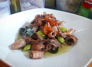 Foto resep Cumi Asin Pete Pedas - Simple dan Lezat