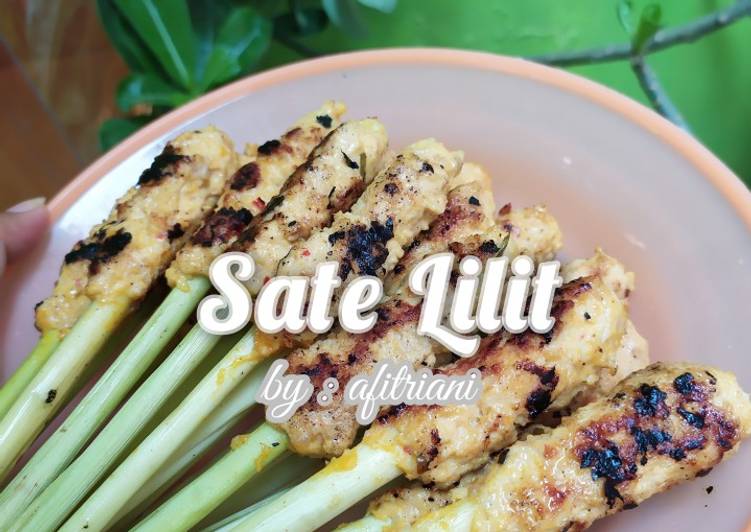 Resep masakan Sate Lilit Ayam Teflon | Langkah Membuat Sate Lilit Ayam Teflon Yang Enak Dan Lezat