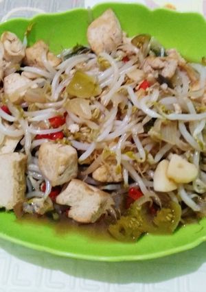 Foto resep Tumis Tahu Tauge (dengan Soy Sauce)💕