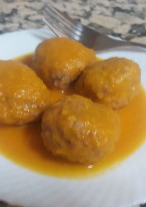 Una foto de Mis albóndigas con Thermomix