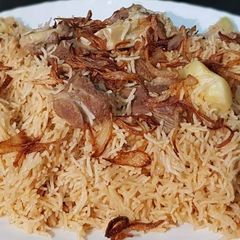 A picture of Beef Yakhni Pulao.