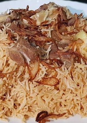 A picture of Beef Yakhni Pulao.