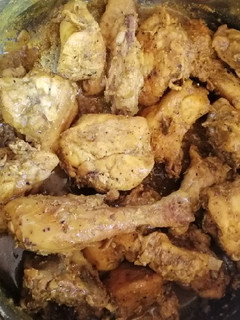 A picture of SPICY BOILED CHIKEN. 😋 #themechallenge.