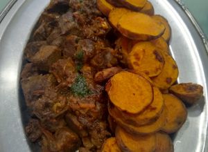 Una foto de Ragú de carne con bonito acaramelizada