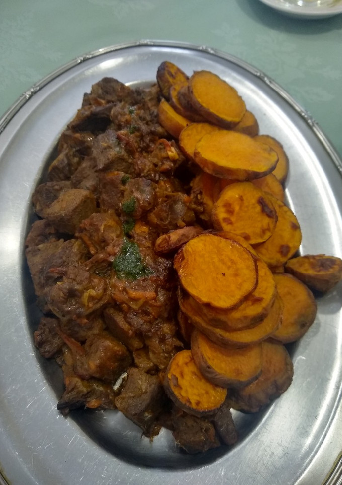 Una foto de Ragú de carne con bonito acaramelizada