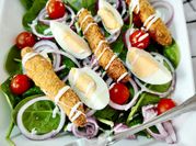 Una foto de ensalada espinacas cocidas