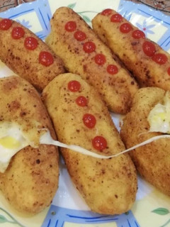 عکسی از دستور کراکت سیب زمینی پنیری😍