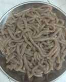 Bánh canh bột gạo và bột đậu đỏ