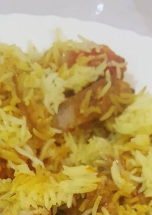 صورة لوصفة رز بالسمك
