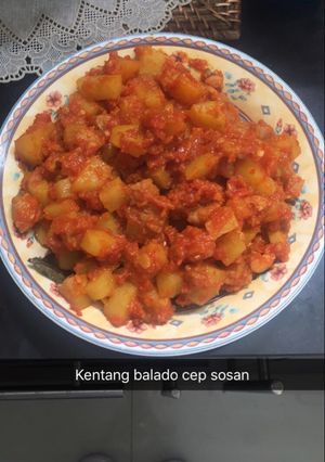 Foto resep Kentang tempe balado ala chef sausantik