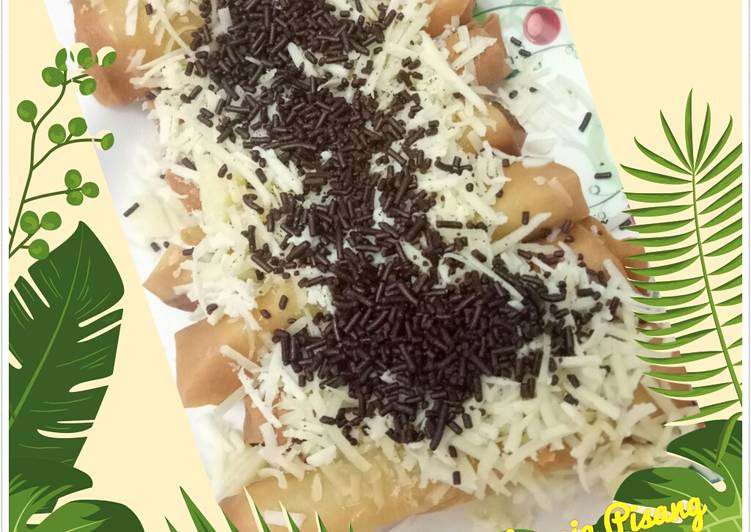 Lumpia Pisang Coklat Keju