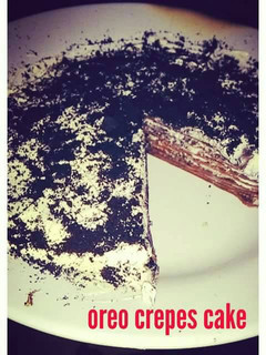 Foto resep oreo mille crepe cake