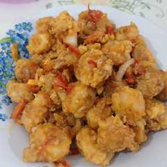 Foto resep Cumi Kriuk Telur Asin