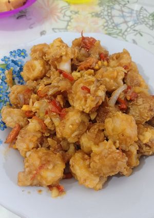 Foto resep Cumi Kriuk Telur Asin