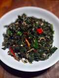 Tumis Daun Singkong Ikan Teri