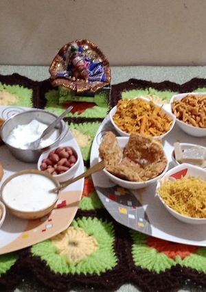 A picture of શીતળા સાતમ ની થાળી.