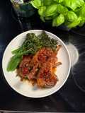 Spicy honey garlic lamb chops ✨