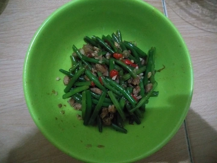 Cara Sederhana Membuat Resep  Tumis baby buncis daging cincang yang Menggugah Selera, Lezat