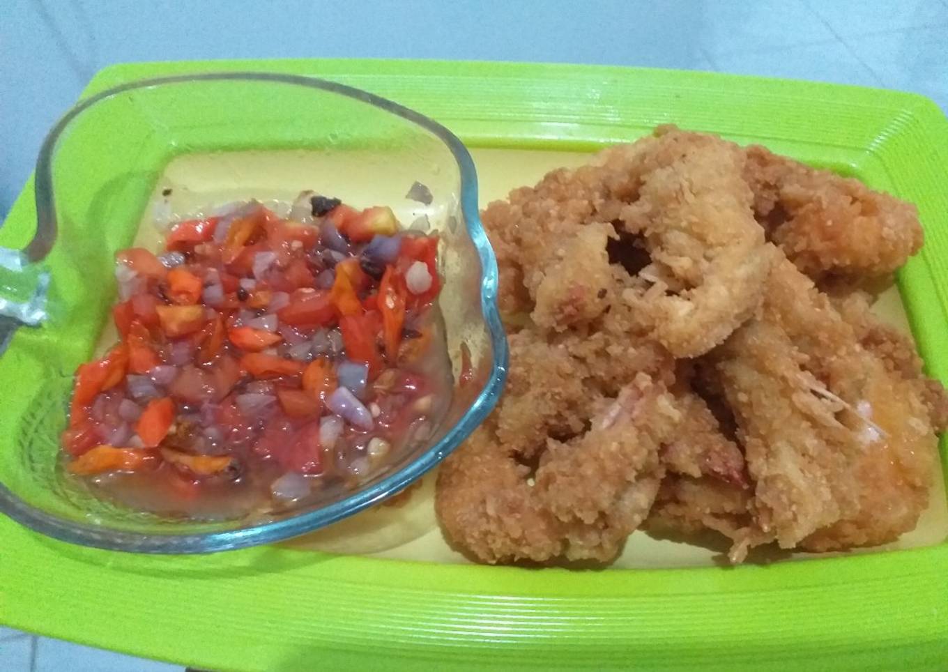 sambal udang krispi