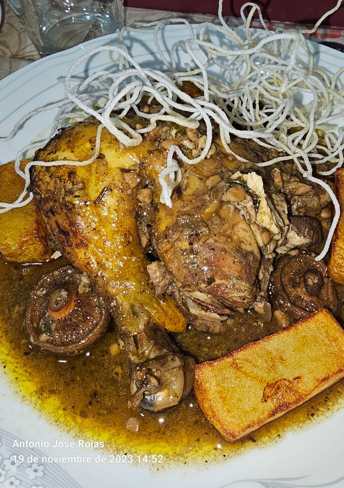 Una foto de Pollo al horno
