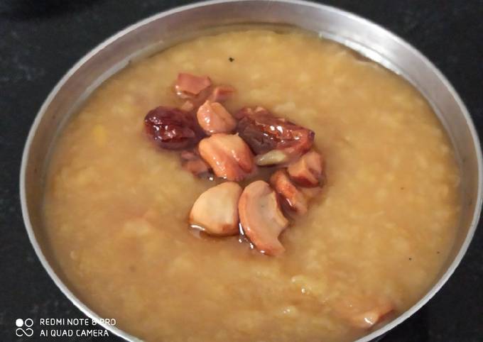 Hesarbele payasa Moong dal kheer