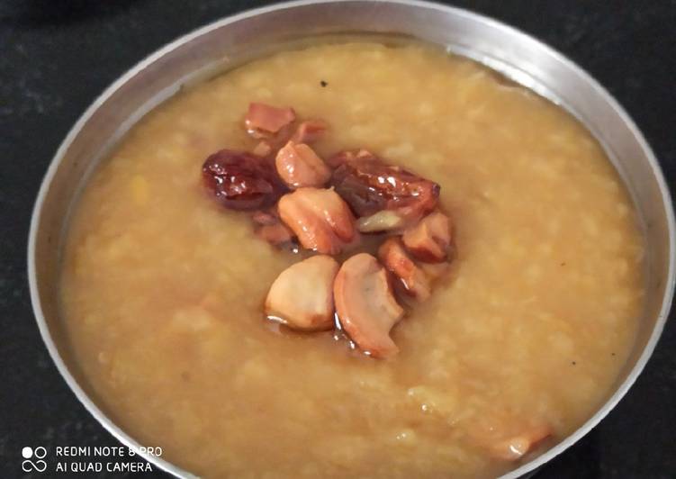 Hesarbele payasa Moong dal kheer