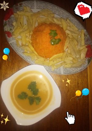 صورة لوصفة حريرة ببطاطة سهلة التحضير 👌👌