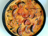 Quiche de verduras sin masa quebrada