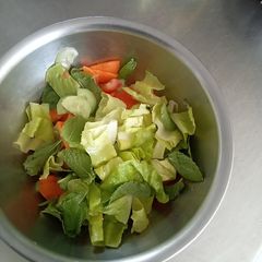 A picture of Fatush salad.
