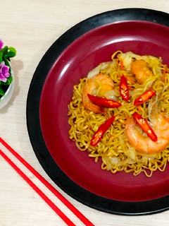 Foto resep Mie goreng udang