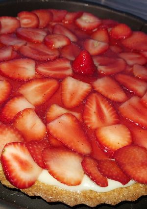 Una foto de Tarta de frutillas