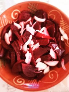 Una foto de Ensalada de remolacha