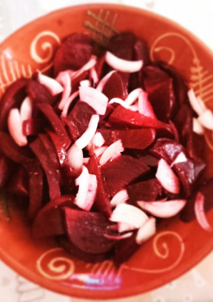 Una foto de Ensalada de remolacha