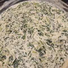 A picture of Easy creamed spinach.