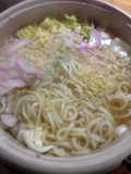 Cold winter holiday lunch staple, braised noodles