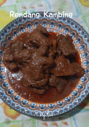 Foto resep Rendang Daging Kambing