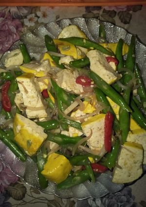 Foto resep Orek Tauge, Buncis, Tahu