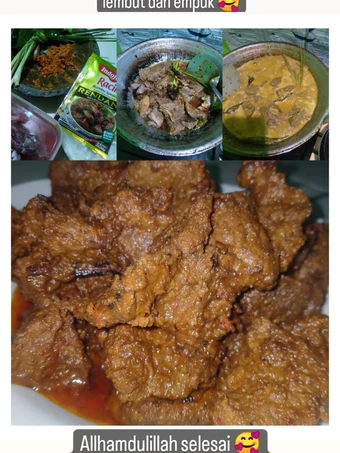 Langkah Mudah untuk Membuat Resep Rendang daging sapi empuk yang  Bikin Ketagihan Anti Ribet, Bisa Manjain Lidah